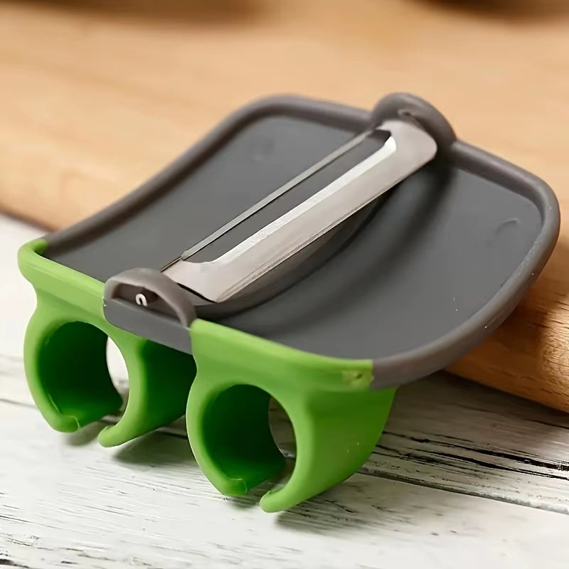 Non-Slip Vegetable Peeler: Sharp Blade for Kitchen & Camping