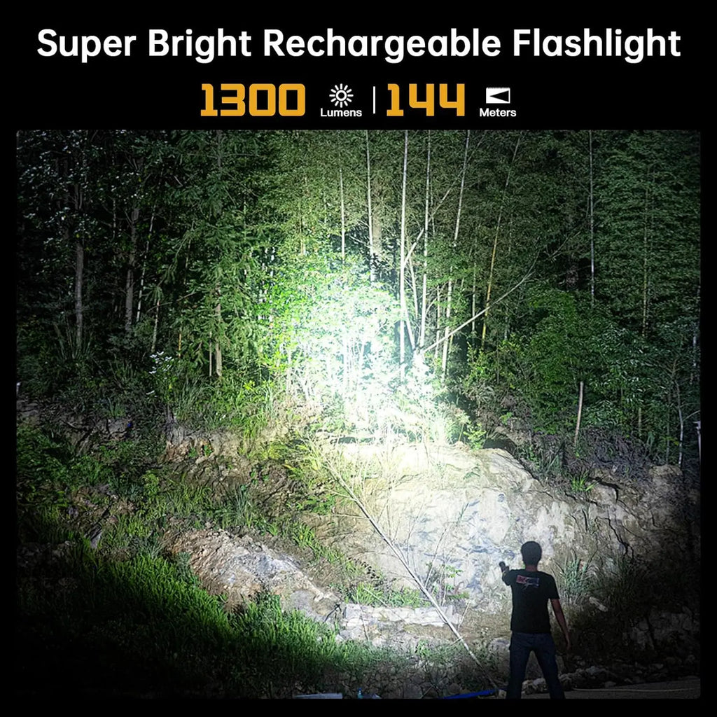FC11C Flashlight Nippon Chemical 519A Mountaineering Edition 18650 Battery Max Output 1200 Lm USB-C Charging Daily Carry
