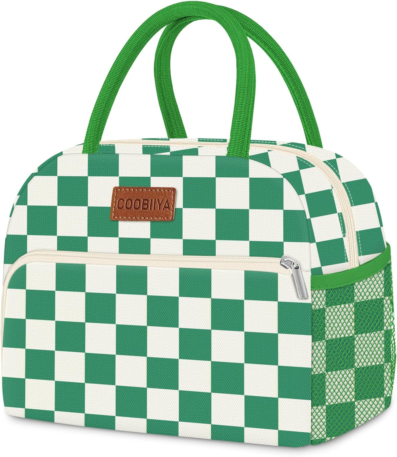 Lunch Bag Women, Lunch Box for Women Adult Men, Small Leakproof Cute Lunch Tote Large Capacity Reusable Insulated Cooler Lunch Container for Work/Office/Picnic/Travel-Cow