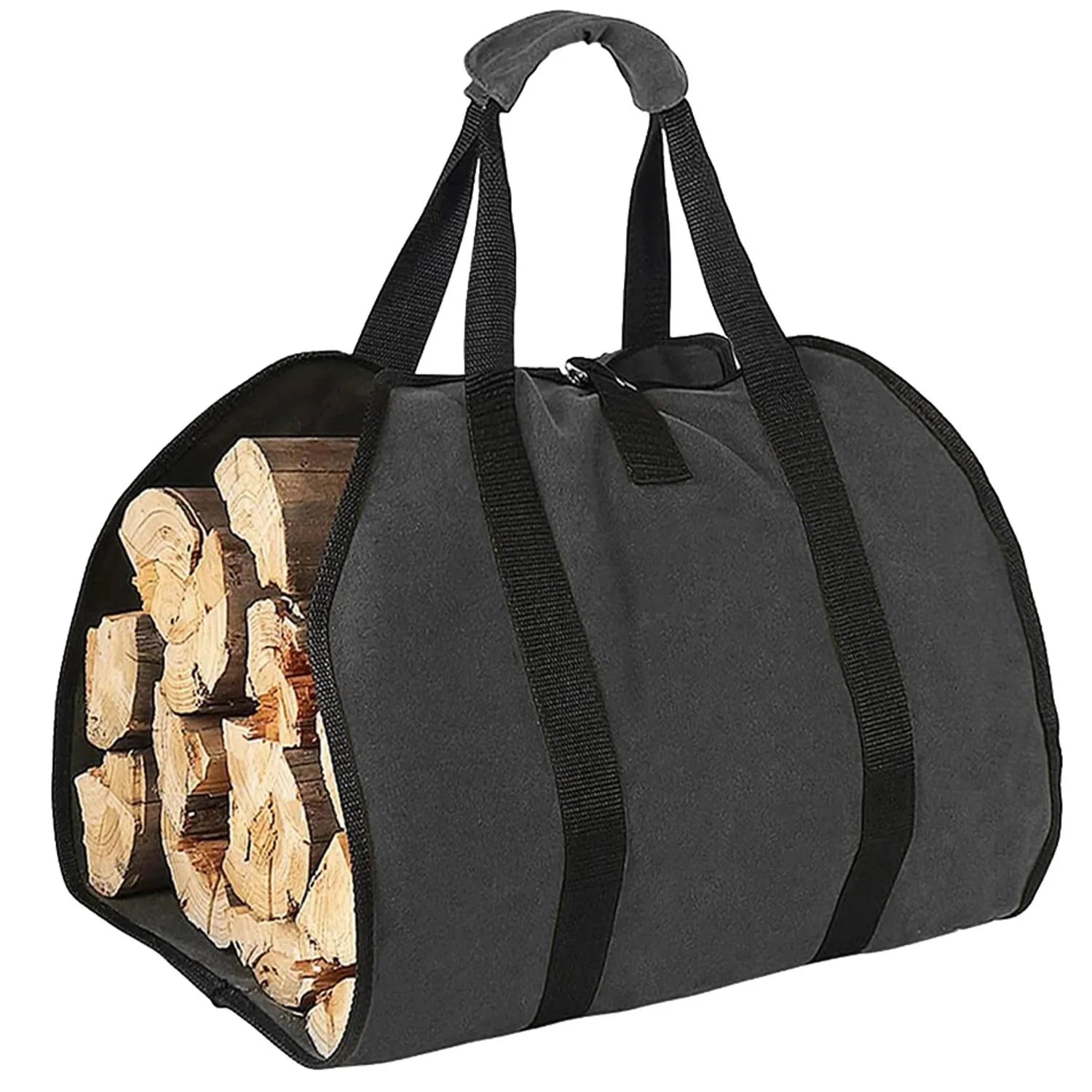 2026 Tote Firewood Storage Bag Outdoor Camping Canvas Firewood Carrier Log Carrying Bag Handbags Wood for Log Carrier Fireplace