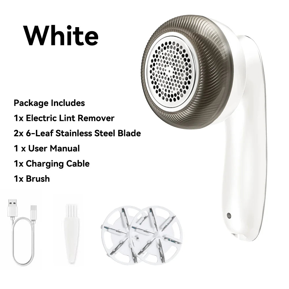 Electric Digital Display Lint Remover Rechargeable Pellet Fabric Shaver for Clothing Clothes Fluff Hair Balls Portable Remover