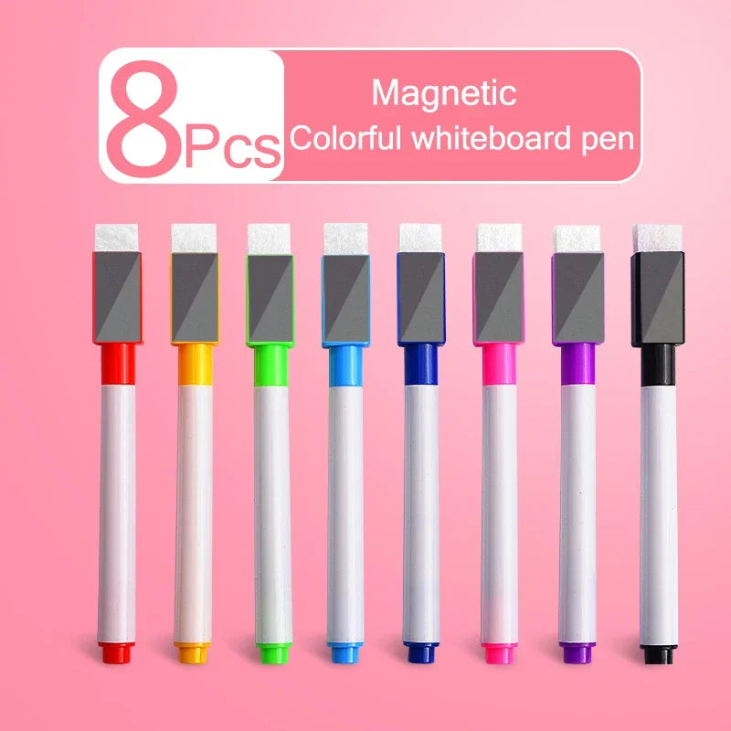 Magnetic Whiteboard A3 A4 A5 Dry Erase Board Refrigerator Erasable Flexible Fridge Magnet Marker Sheet Kitchen Memo Grocery List