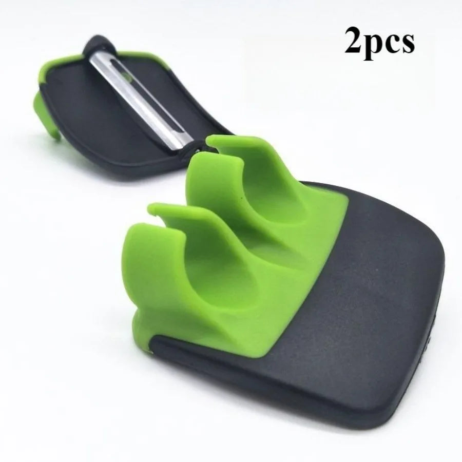 Non-Slip Vegetable Peeler: Sharp Blade for Kitchen & Camping
