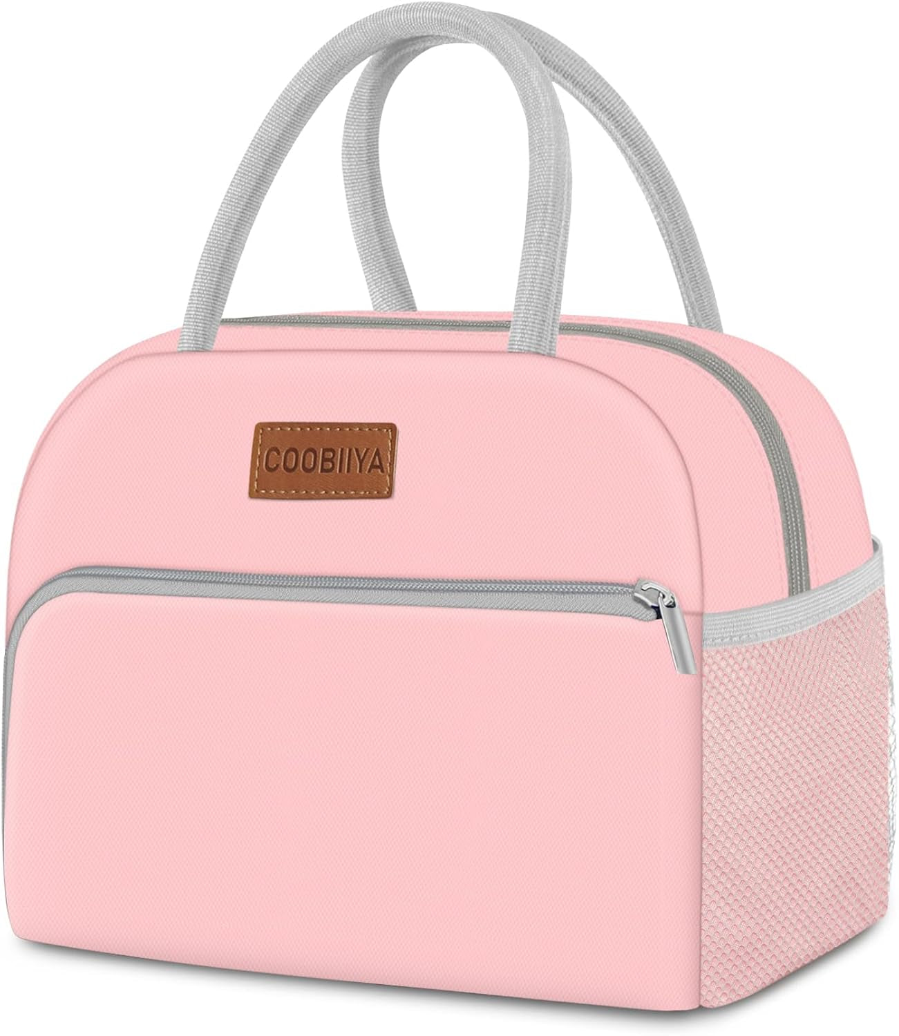 Lunch Bag Women, Lunch Box for Women Adult Men, Small Leakproof Cute Lunch Tote Large Capacity Reusable Insulated Cooler Lunch Container for Work/Office/Picnic/Travel-Cow