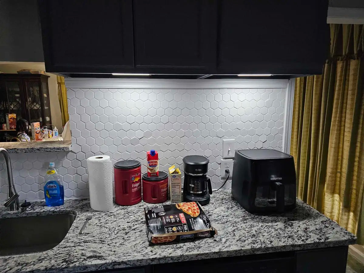 LED Motion Sensor Cabinet Lights - Set of 4, Wireless and Rechargeable, Perfect for Closets, Kitchens, Wardrobes, Stairs, and Corridors