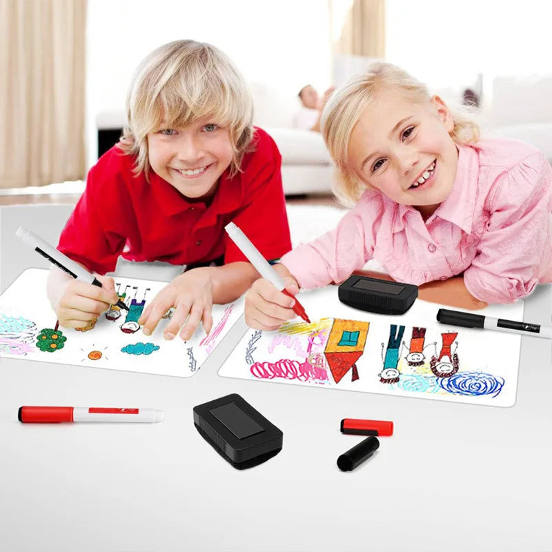 Magnetic Whiteboard A3 A4 A5 Dry Erase Board Refrigerator Erasable Flexible Fridge Magnet Marker Sheet Kitchen Memo Grocery List