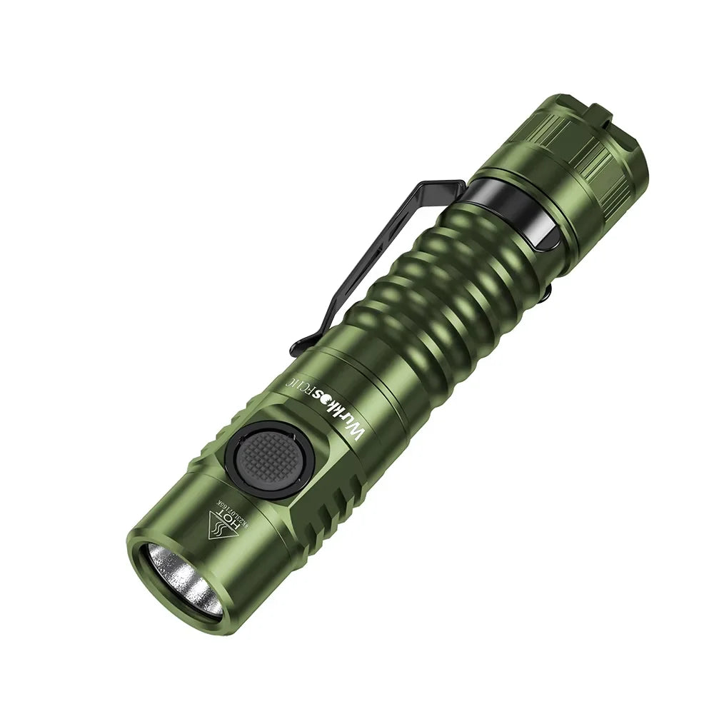 FC11C Flashlight Nippon Chemical 519A Mountaineering Edition 18650 Battery Max Output 1200 Lm USB-C Charging Daily Carry