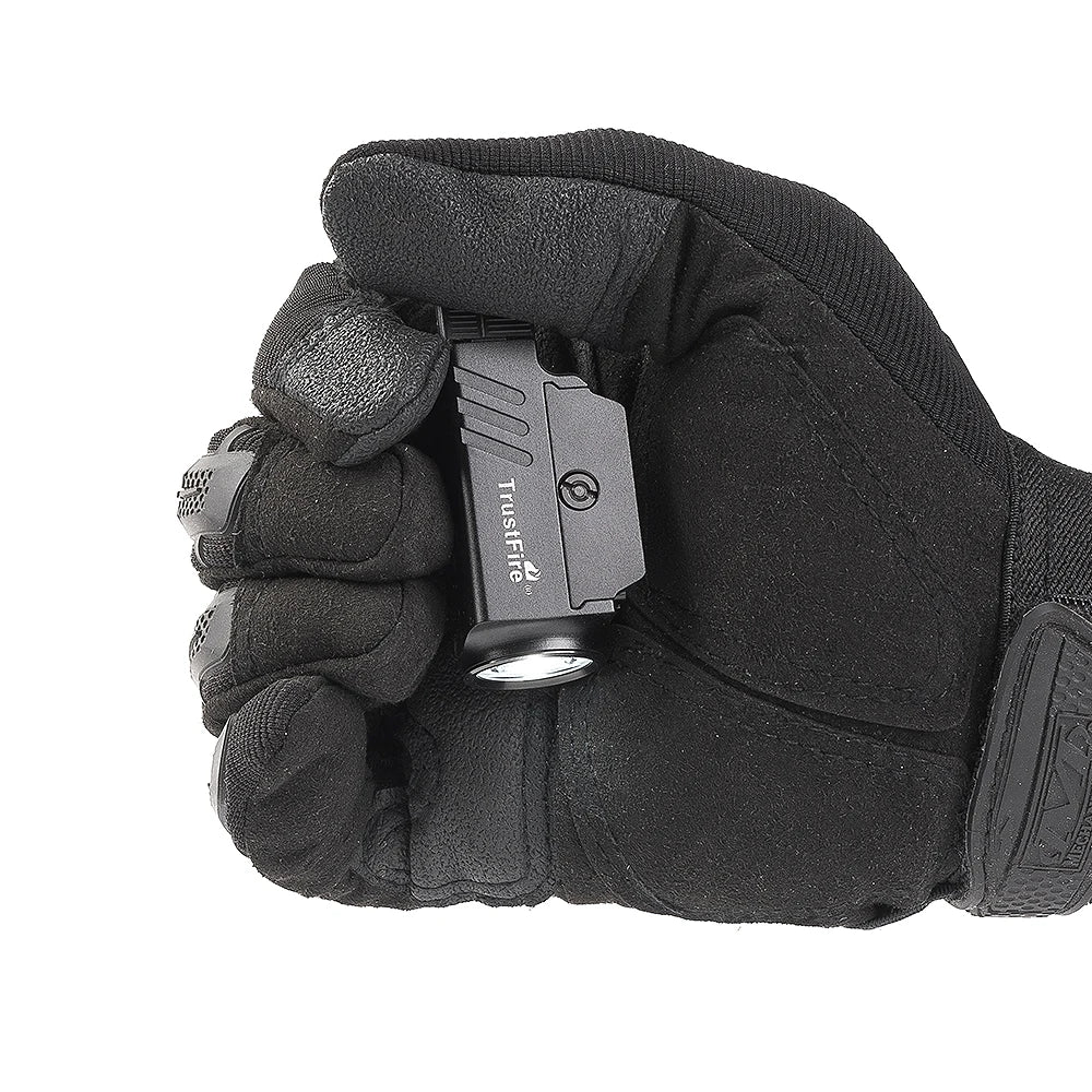 GM23 Tactical LED Flashlights Mini Pistol Lights 800 Lumens USB Rechargeable Quick Release Handgun 1913/GL Rail