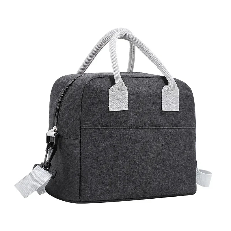 2026 Portable Lunch Bag Cooler Tote Hangbag Picnic Insulated Box Canvas Thermal Food Container Men Women Kids Travel Lunchbox