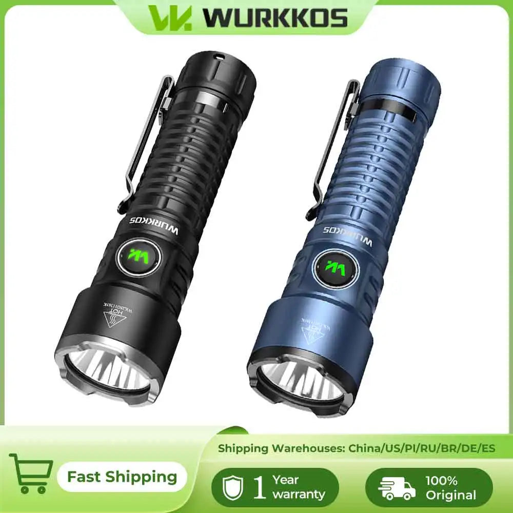 TS28 EDC Flashlight 3200 Lm Rechargeable 21700 Battery 506M Beam Distance Magnetic Tail Cap Self-Defense Flashlight