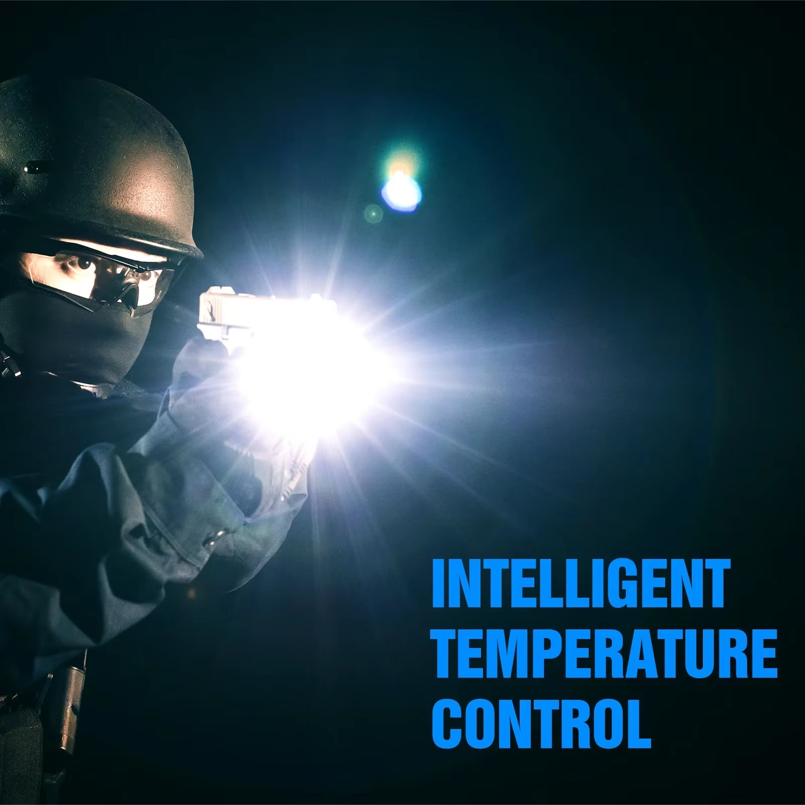 GM23 Tactical LED Flashlights Mini Pistol Lights 800 Lumens USB Rechargeable Quick Release Handgun 1913/GL Rail