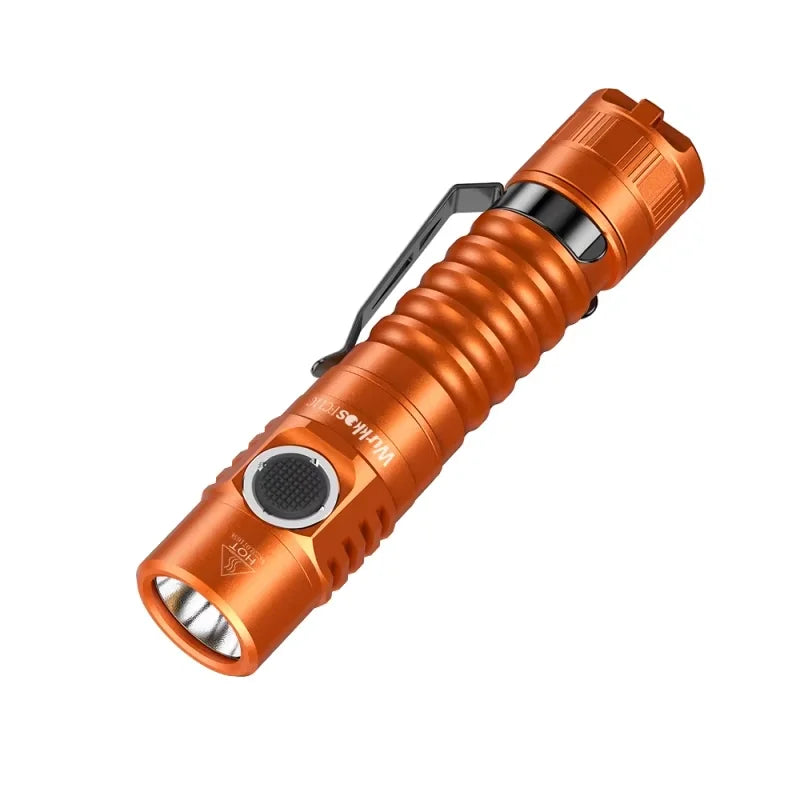 FC11C Flashlight Nippon Chemical 519A Mountaineering Edition 18650 Battery Max Output 1200 Lm USB-C Charging Daily Carry