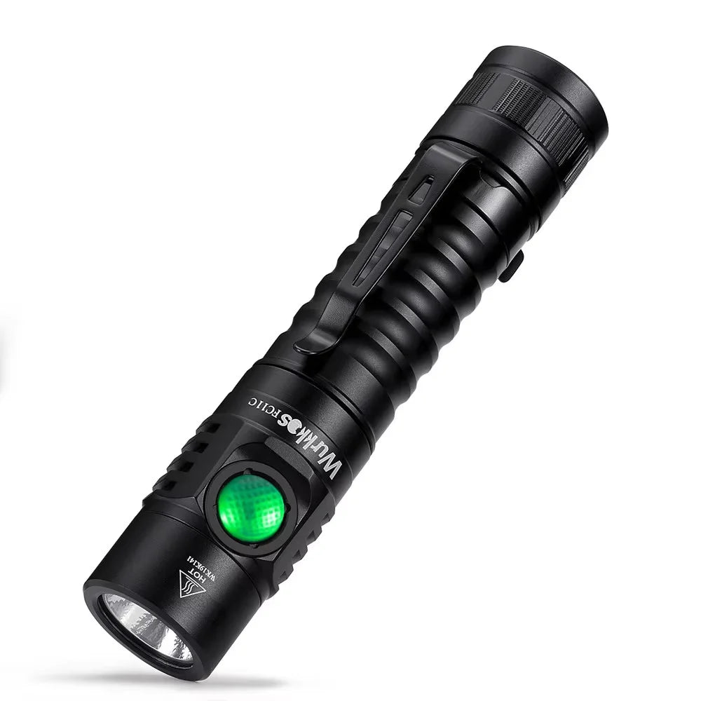 FC11C Flashlight Nippon Chemical 519A Mountaineering Edition 18650 Battery Max Output 1200 Lm USB-C Charging Daily Carry