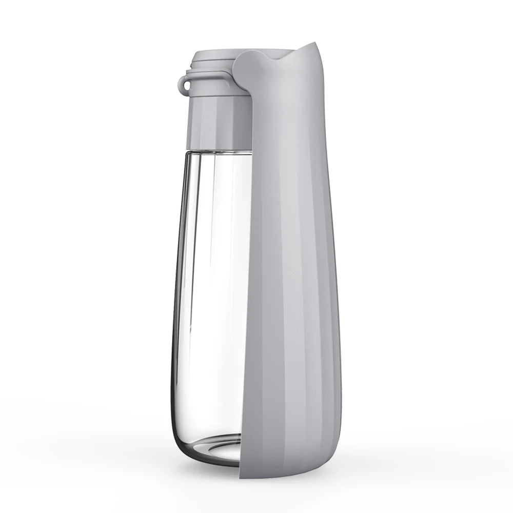 550ML Fold Dog Water Bottle Twist Open PET Portable Dog Drinking Bowl Traveling outside Feeding Walk a Dog Puppy Water Bottle