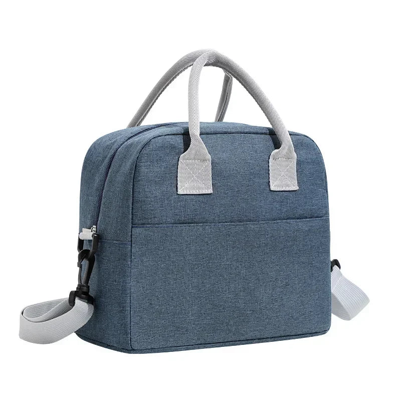 2026 Portable Lunch Bag Cooler Tote Hangbag Picnic Insulated Box Canvas Thermal Food Container Men Women Kids Travel Lunchbox