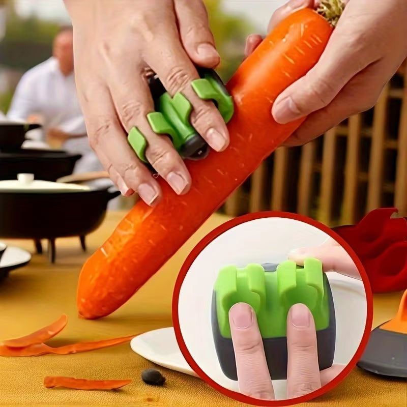 Non-Slip Vegetable Peeler: Sharp Blade for Kitchen & Camping