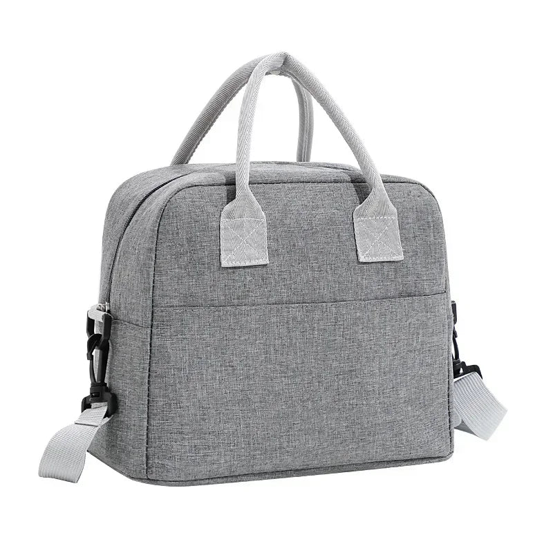2026 Portable Lunch Bag Cooler Tote Hangbag Picnic Insulated Box Canvas Thermal Food Container Men Women Kids Travel Lunchbox