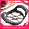 Stainless Steel Apple Slicer - Easy Use Fruit Corer Divider, 8-Slice Kitchen Cutter, Dishwasher Safe